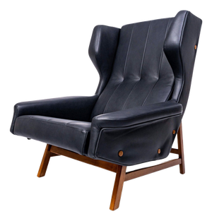877 Wingback Lounge Chair by Gianfranco Frattini for Cassina, 1950s