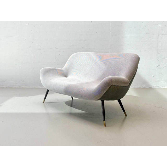 Mid-Century Two-Seater Sofa, 1950s For Sale - Image 12 of 14