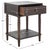 Traditional Siobhan Accent Table with Storage Drawer in Walnut For Sale - Image 3 of 9