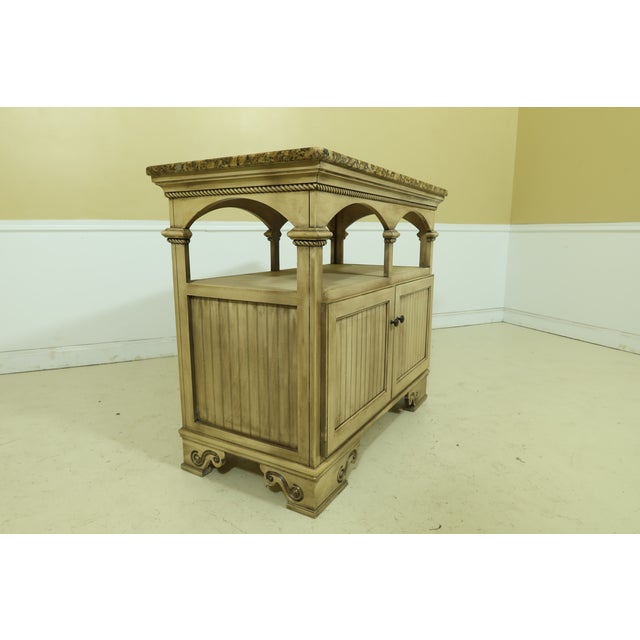 Granite Top Country French Style Modern Kitchen Island