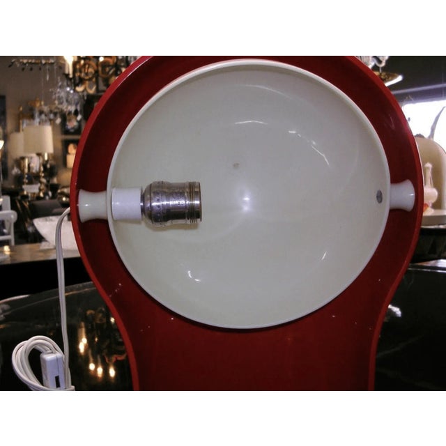 Red Telegono Lamp for Artemide by Vico Magistretti For Sale - Image 4 of 5