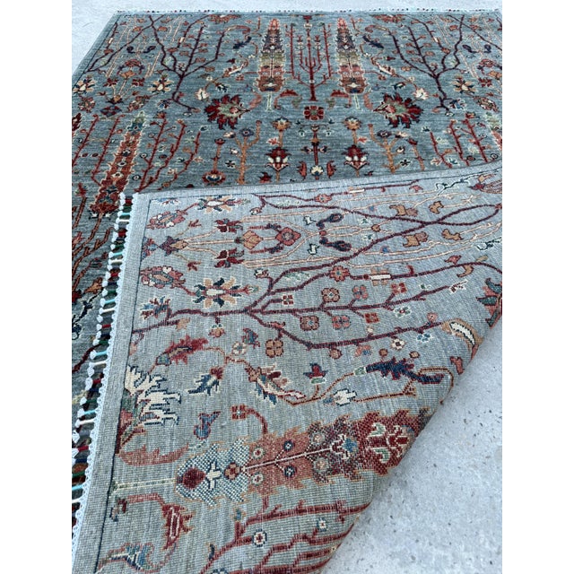 Contemporary Bidjar Tree of Life Hand-Knotted Wool Rug For Sale - Image 11 of 12