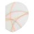 Contemporary Abstract Cast Acrylic and Spray Paint "Shield Iii" by Tom Henderson For Sale