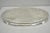 Antique English Edwardian Silver Plated Oval Bar Serving Tray W/ Raised Gallery For Sale - Image 10 of 12