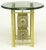 Mid-Century Modern Postmodern Enameled Brass Panel Studio Side Table For Sale - Image 3 of 11