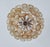 Vintage Four-Tier Pressed Crystal Glass Chandelier, 1960s For Sale - Image 6 of 18