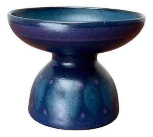 Vintage West German Pottery Candleholder from KMK Keramik Manufaktur Kupfermühle, 1970s