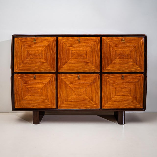 Highboard or Bar Cabinet, Italy, 1950s For Sale - Image 12 of 13