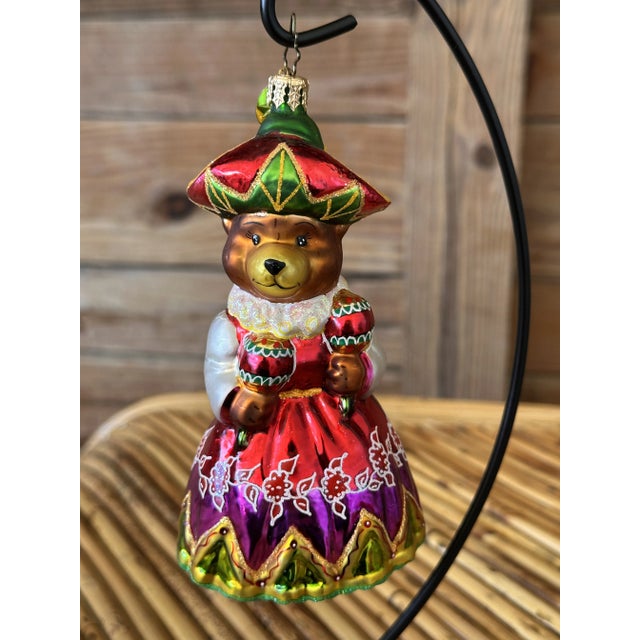 Glass Christopher Radko “Seniorita Fiesta” Ornament For Sale - Image 7 of 9