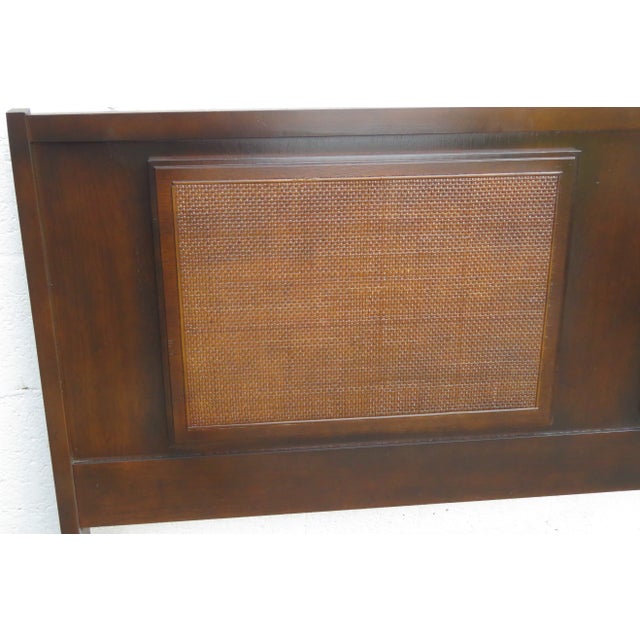 Mid 20th Century Mid Century Modern Full Queen Size Headboard For Sale - Image 5 of 11