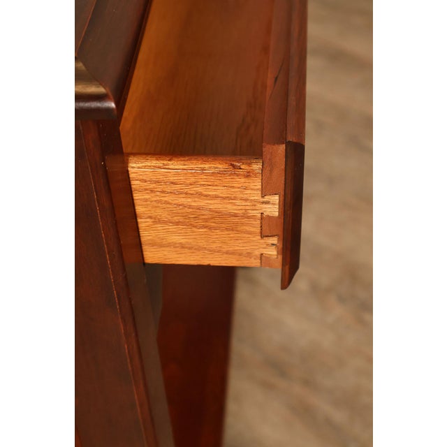 Late 20th Century Chippendale Style Narrow One Drawer Small Console Table For Sale - Image 5 of 18