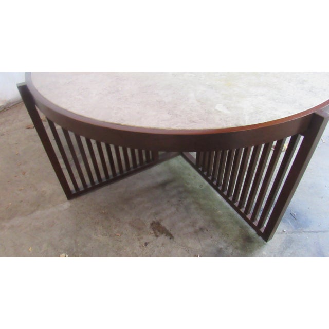 1980s 1980s Amazing Cherry Stickley Coffee Table Park Slope Rare Cocktail Table For Sale - Image 5 of 12