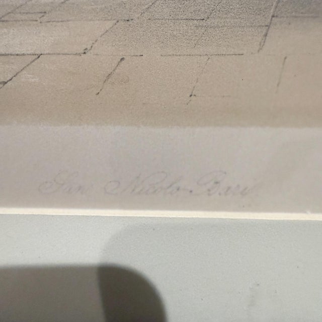 1960s Set of 3 Italian Architectural Etchings For Sale - Image 10 of 12