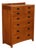 Stickley Mission Collection Oak High Chest Of Drawers For Sale