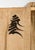Gold Antique Japanese Noh Outer Cloak Chōken with Stencil Decoration For Sale - Image 8 of 10