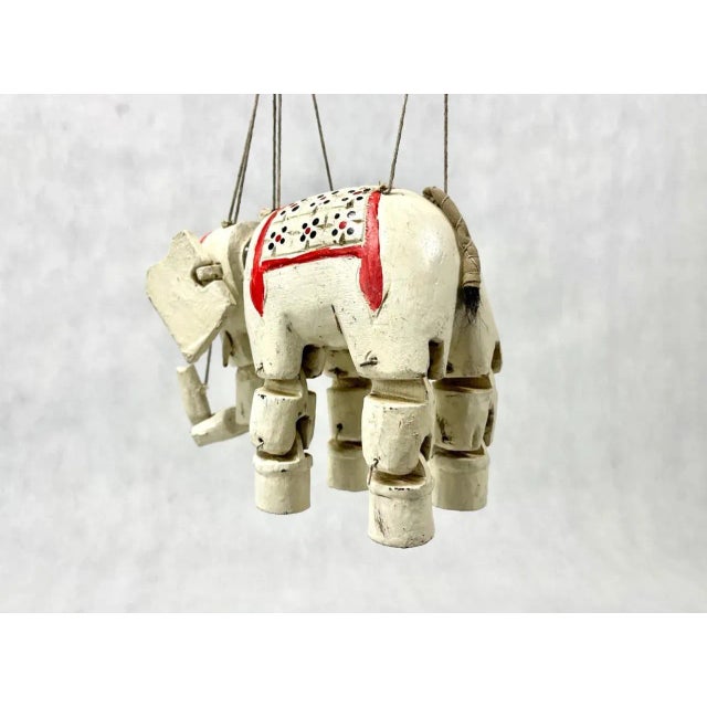 Handcrafted Vintage Marionette Puppet on a String, Burma, 1930s For Sale - Image 3 of 13