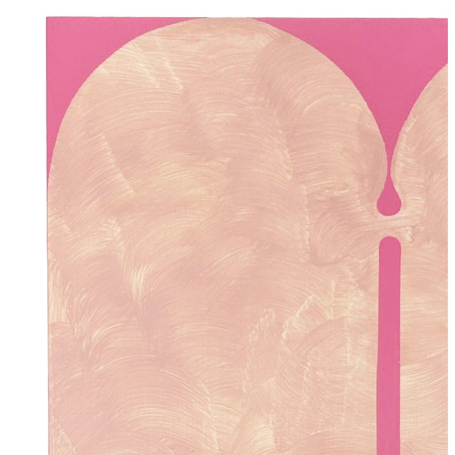 Mid-Century Modern Contemporary Painting Almost by Emily Bartolone For Sale - Image 3 of 4