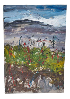 Giovanni Lovetti, Untitled, 2000s, Oil on Cardboard