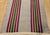 Vintage American Rag Runner, Handwoven Stripe Pattern, Tan, Green & Magenta, 3x13 For Sale In Chicago - Image 6 of 12
