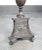 Silver-plated copper candlestick , embossed decorated , period original. Italy, 18th century origin origin italy period...