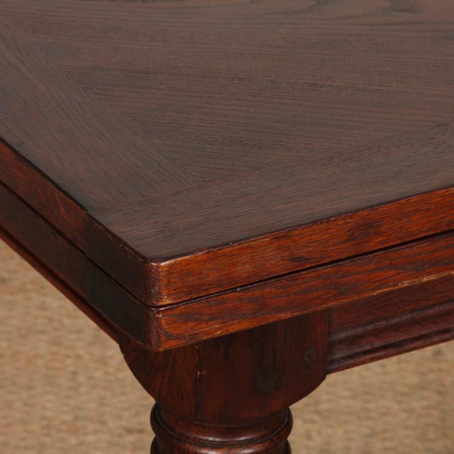 French Extendable Dining Table, 1940s For Sale - Image 3 of 10