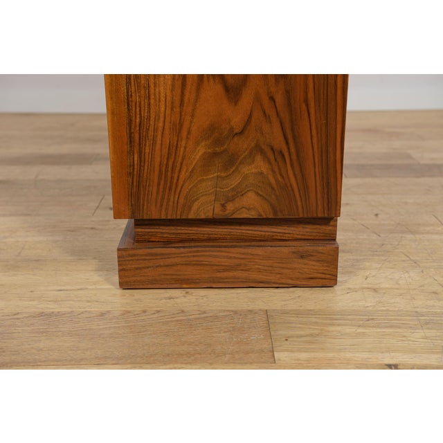 Vintage Danish Art Deco Walnut Bookcase, 1930s For Sale - Image 12 of 14