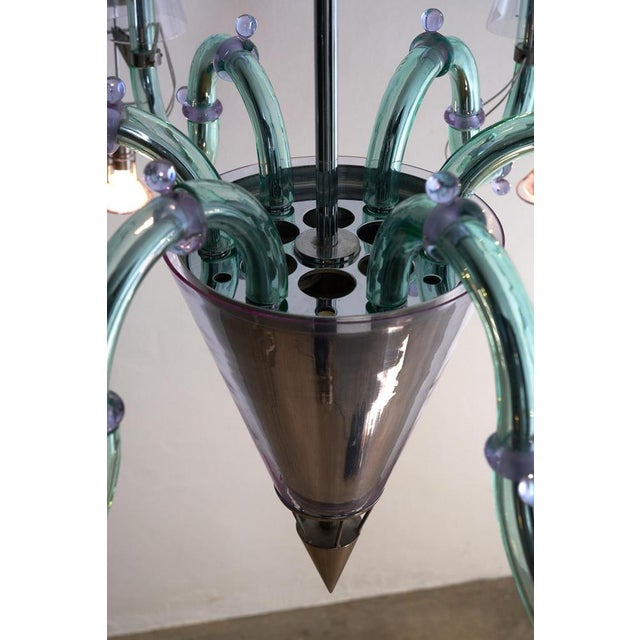 Murano Glass Chandelier by Gian Paolo Canova & Carlo Moretti, 1988 For Sale - Image 16 of 18