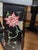 Wood Pair of Vintage Chinese Black Lacquer Hand-Painted Stools or Side Tables For Sale - Image 7 of 12