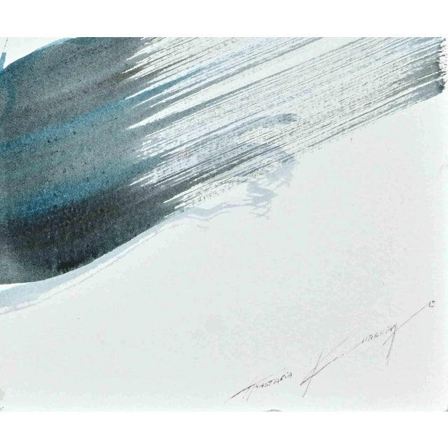 The Flight of David's Revolution is an original watercolor realized by Anastasia Kurakina in 2018. The artwork is in good...