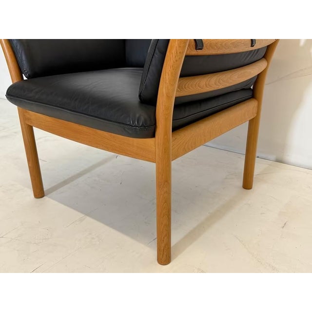 Chair by Illum Wikkelsø for CFC Silkeborg For Sale - Image 5 of 12