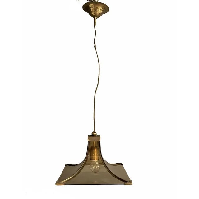 Mid-Century Pagoda Pendant Lamp from Esperia For Sale - Image 9 of 9