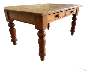Late 19th Century English Country Style Pine Table