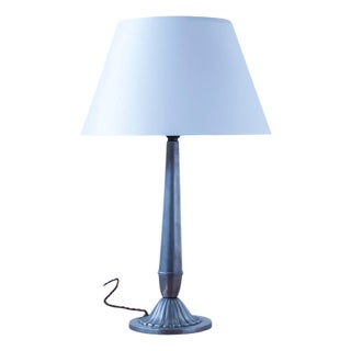 Swedish Grace Pewter Table Lamp, 1931 For Sale