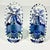 1950s 1950s Vintage Holland Delft Boho Chic Handpainted Candleholder Wall Sconces - A Pair. For Sale - Image 5 of 15
