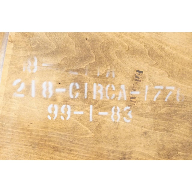Ethan Allen Circa 1776 Collection Solid Maple Early American Bowback Windsor Dining Arm Chair 18-6211a For Sale - Image 10 of 10