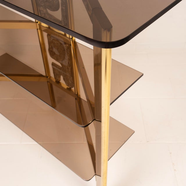 Nikol Console Table by Luciano Frigerio for Frigerio Di Desio, 1970s For Sale - Image 15 of 18