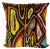 Contemporary Silk Uzbek Ikat Velvet Hand Made Square Pillow Cushion For Sale - Image 3 of 3