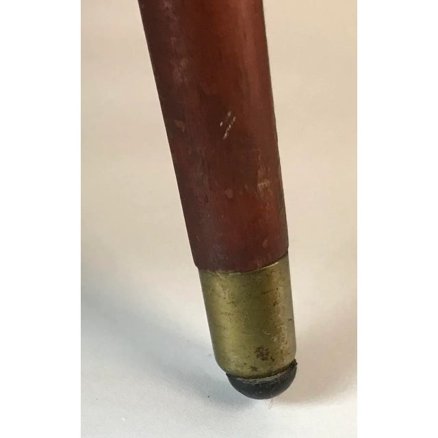 Brown Mid Century Scheibe Wooden Slat Magazine Rack For Sale - Image 8 of 10