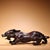 This is a beautifully cast vintage Chinese bronze figure of a mythical beast, sourced from an old collection. The creature...