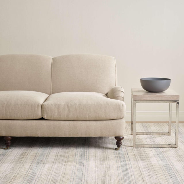 Contemporary Dash & Albert by Annie Selke Moonshine Woven Cotton/Viscose Rug, 3' x 5' For Sale - Image 3 of 5