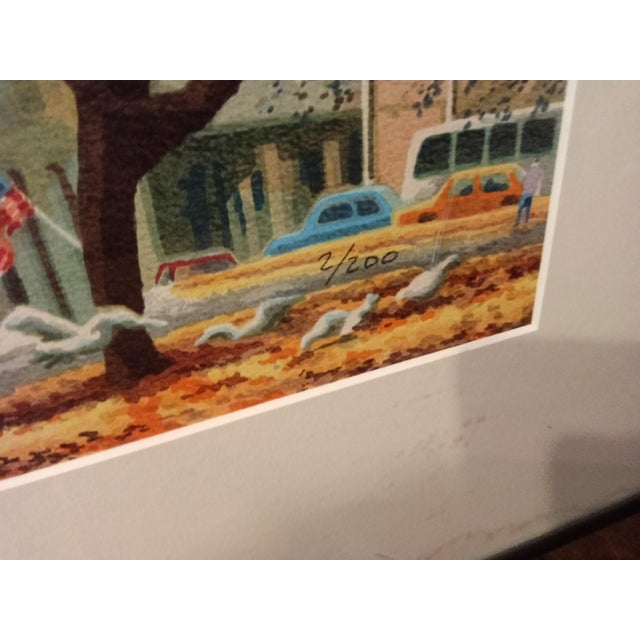 Contemporary 1980s Michael J. Leu Limited Edition Lithograph For Sale - Image 3 of 6