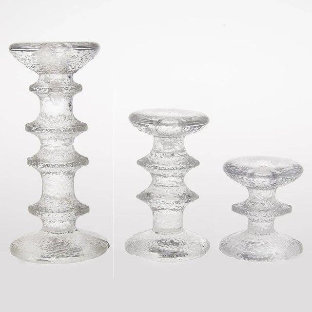 Candleholders by Timo Sarpaneva for IIttala, Set of 4 For Sale - Image 3 of 5
