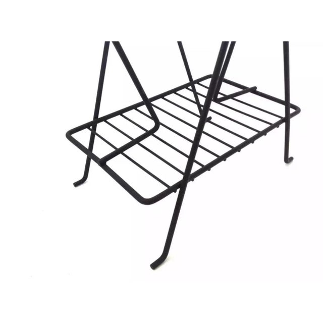 1950s Vintage Mid Century Modern Atomic Magazine Rack For Sale In Palm Springs - Image 6 of 8