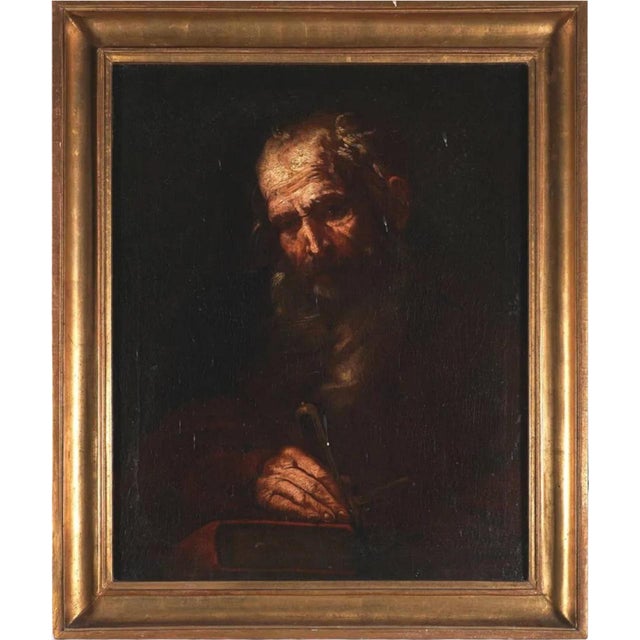Circle of Giacinto Brandi, St. Peter, 17th Century, Oil on Canvas, Framed For Sale