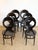 Black Vintage Mouette Model Chairs from Baumann, 1950s, Set of 6 For Sale - Image 8 of 14