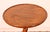 Wood Small Pedestal Table in Walnut, 1800s For Sale - Image 7 of 12