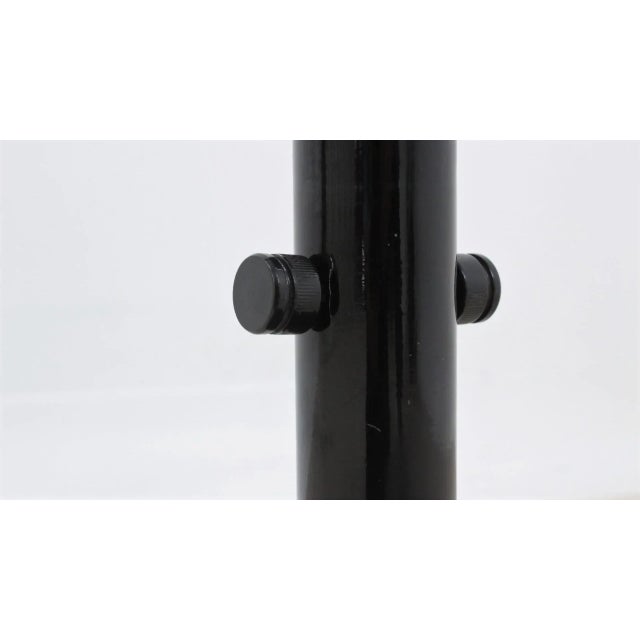 Italian Glass & Marble Swivel Coffee Table, 1980s For Sale - Image 10 of 11