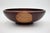 Large Vintage Turned Mahogany Bowl For Sale - Image 4 of 6