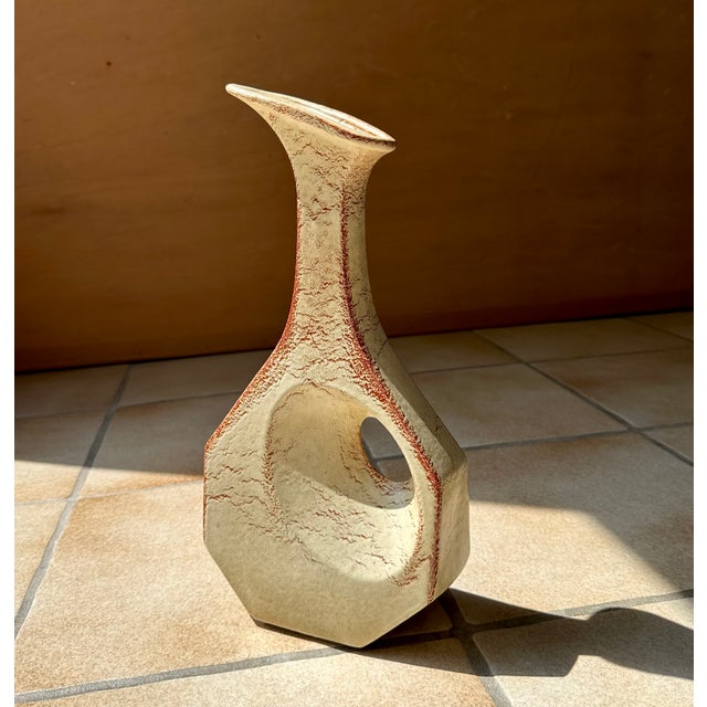Large Sculptural Ceramic Art Vase by Roberto Rigon for Bertoncello, 1960s For Sale - Image 6 of 13