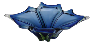 Large Mid-Century Sommerso Murano Glass Bowl, 1970s